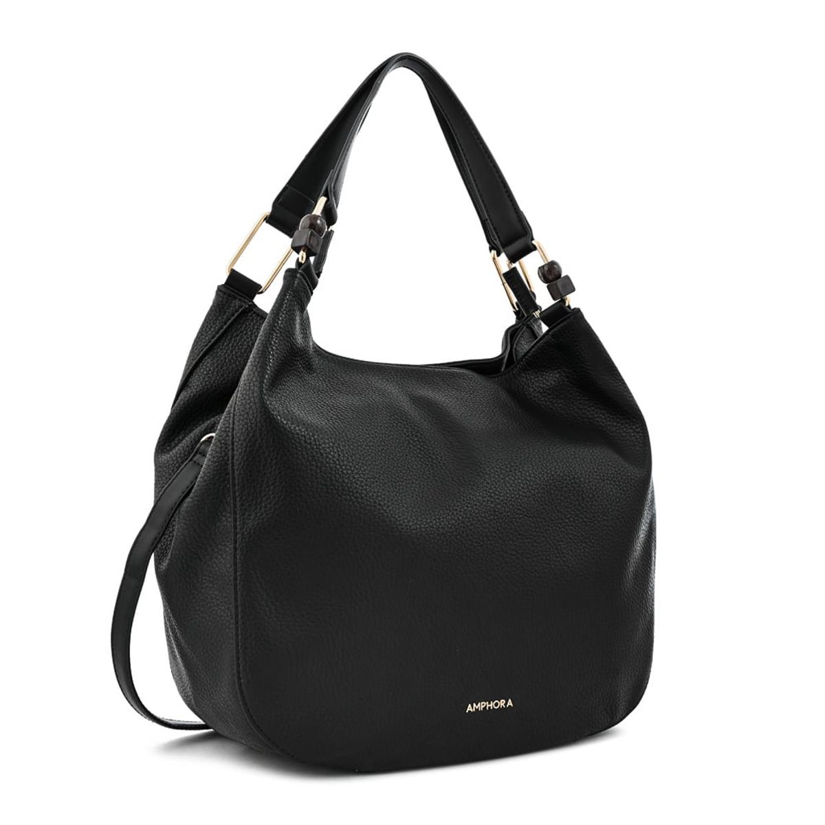 AMPHORA - Cartera tote vermel grande negro