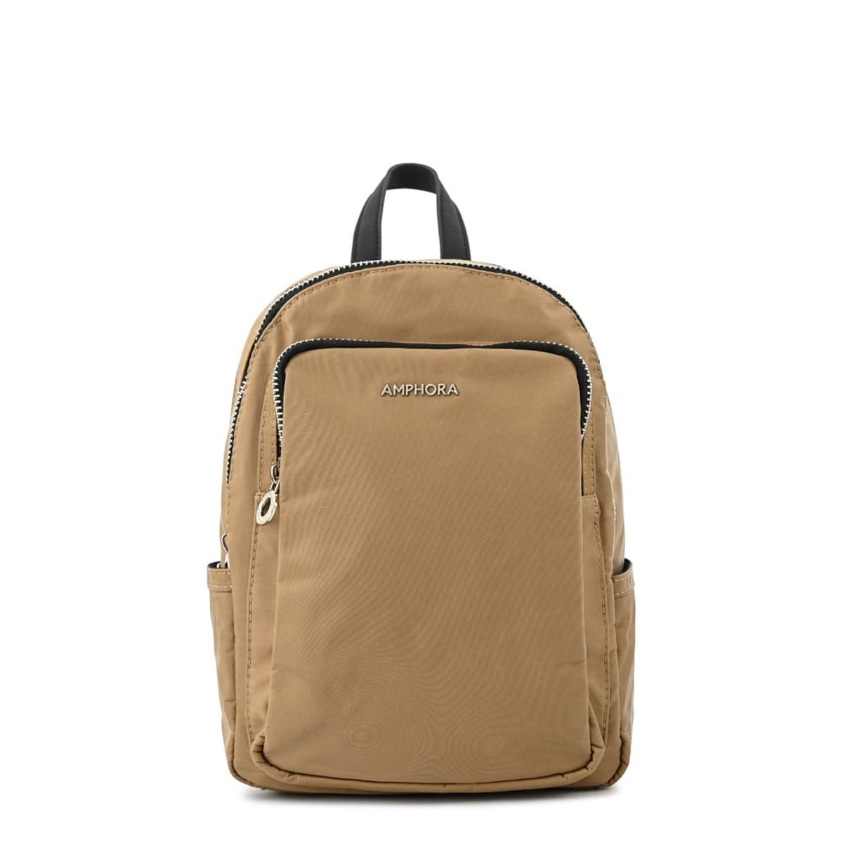 AMPHORA - Mochila karina mediana beige oscuro