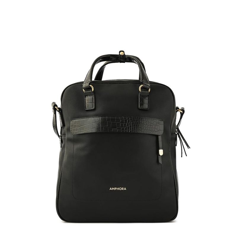 AMPHORA - Mochila porta notebook grande micaela Negro especial