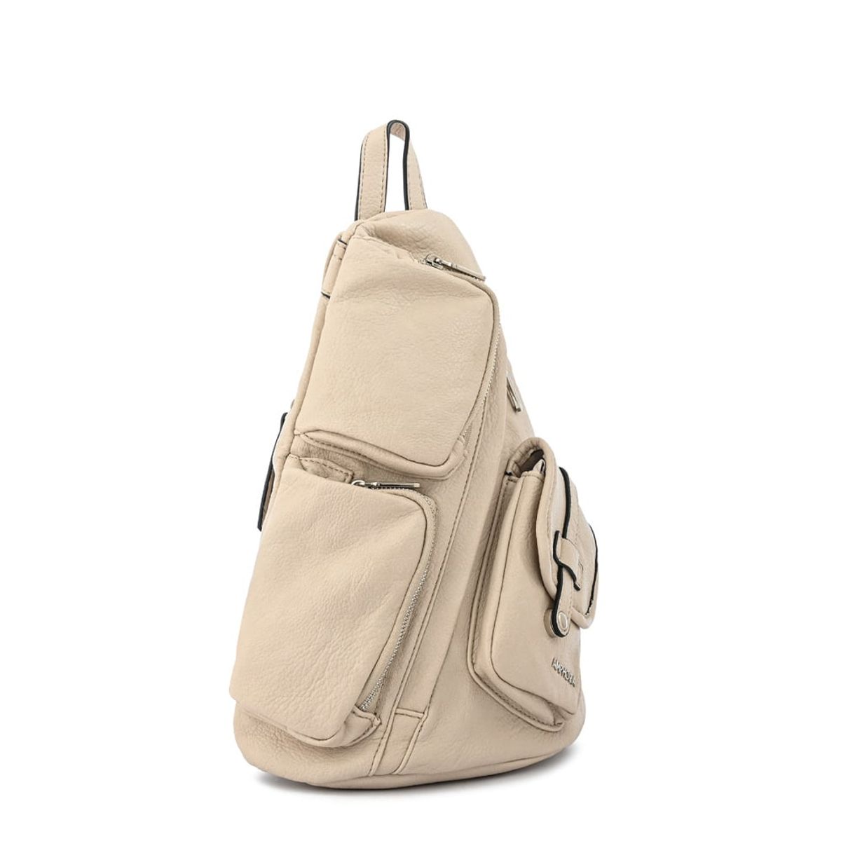 AMPHORA - Mochila lazare grande blanco crudo