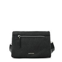 Cartera bandolera con tapa valita mediana negro