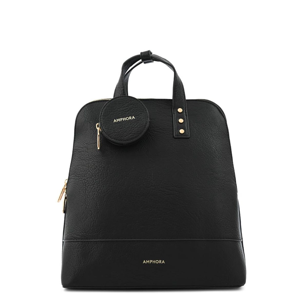 AMPHORA - Mochila leila mediana negro