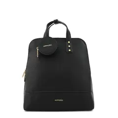 AMPHORA - Mochila mediana leila negro