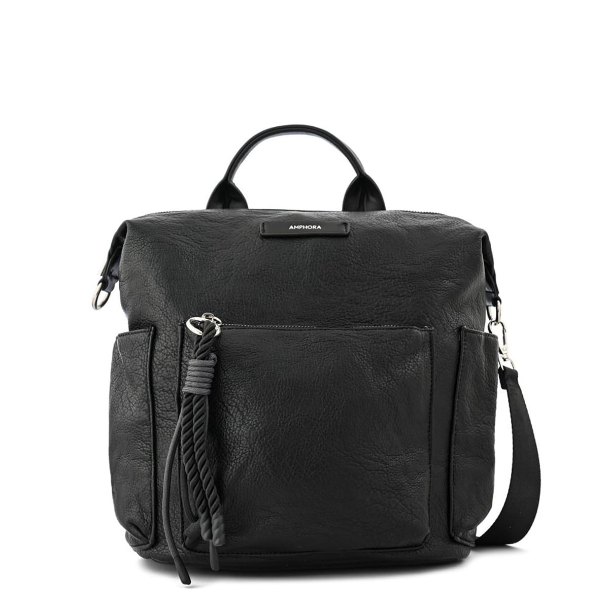 AMPHORA - Mochila mediana paloma negro