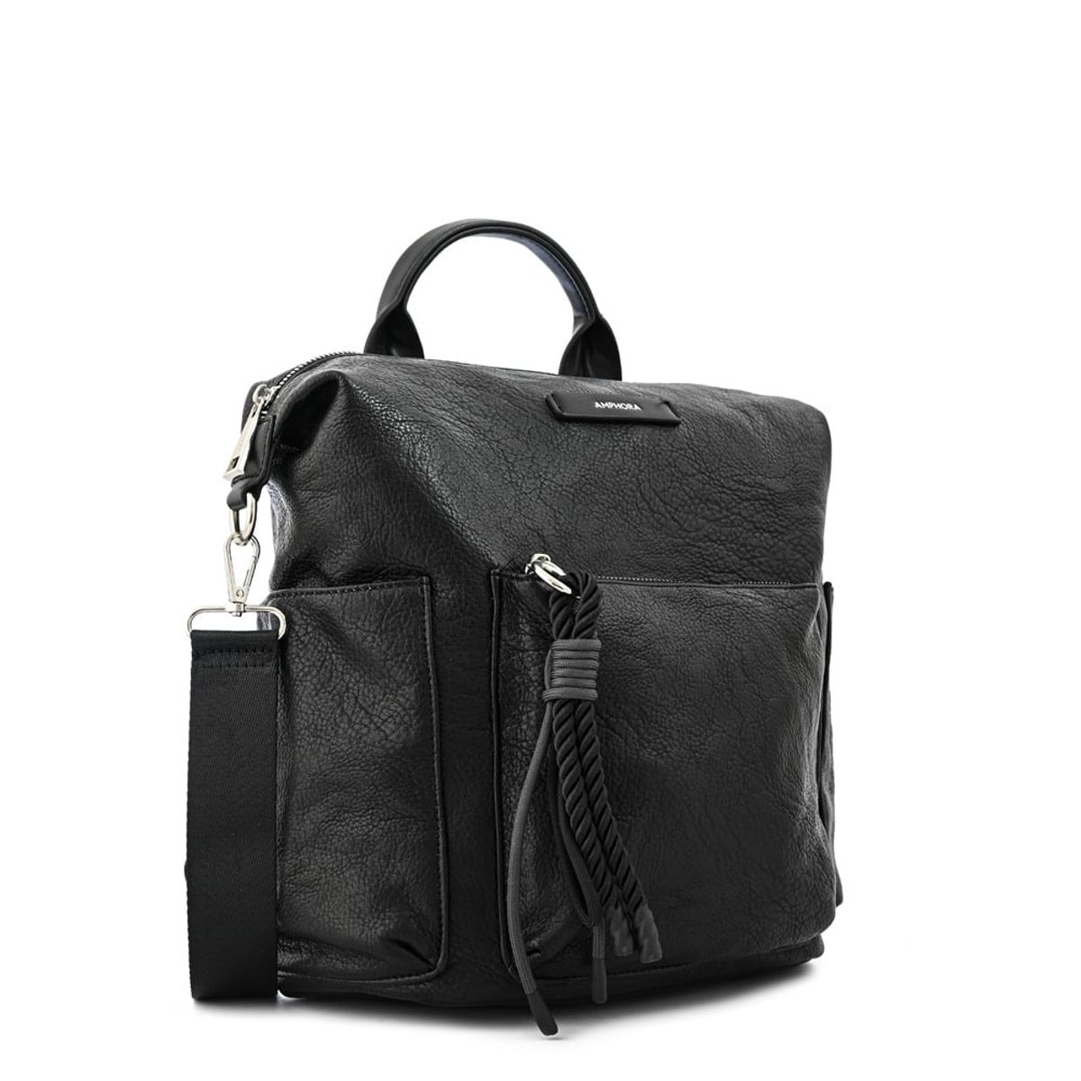 AMPHORA - Mochila mediana paloma negro