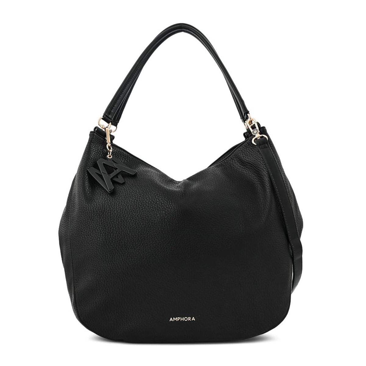 AMPHORA - Cartera tote aretha grande negro