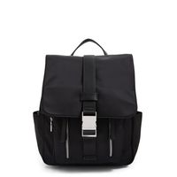 Mochila con tapa faure mediana negro especial