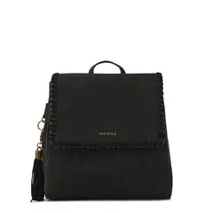 AMPHORA - Mochila con tapa mediana evelyn Negro especial
