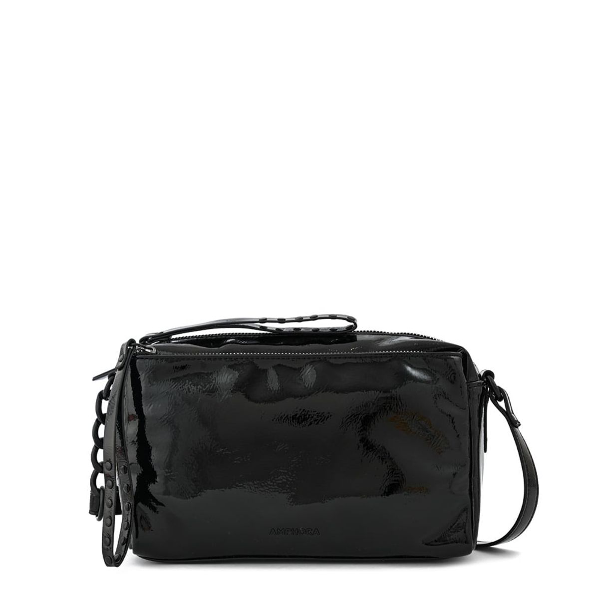 AMPHORA - Cartera bandolera stefi pequeña negro especial