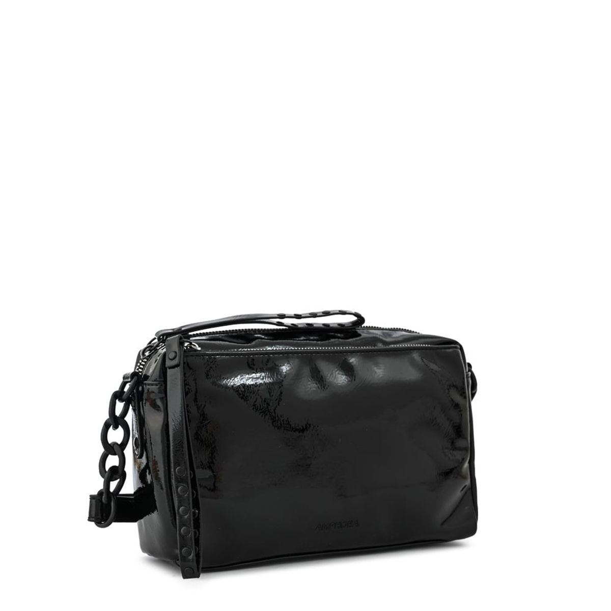 AMPHORA - Cartera bandolera stefi pequeña negro especial
