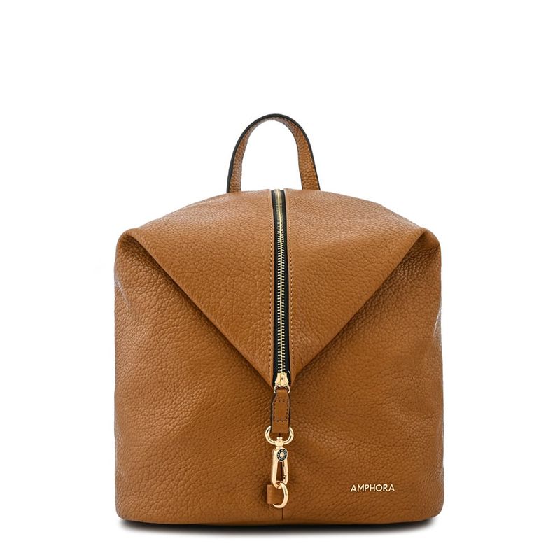 AMPHORA - Mochila grande emi camel