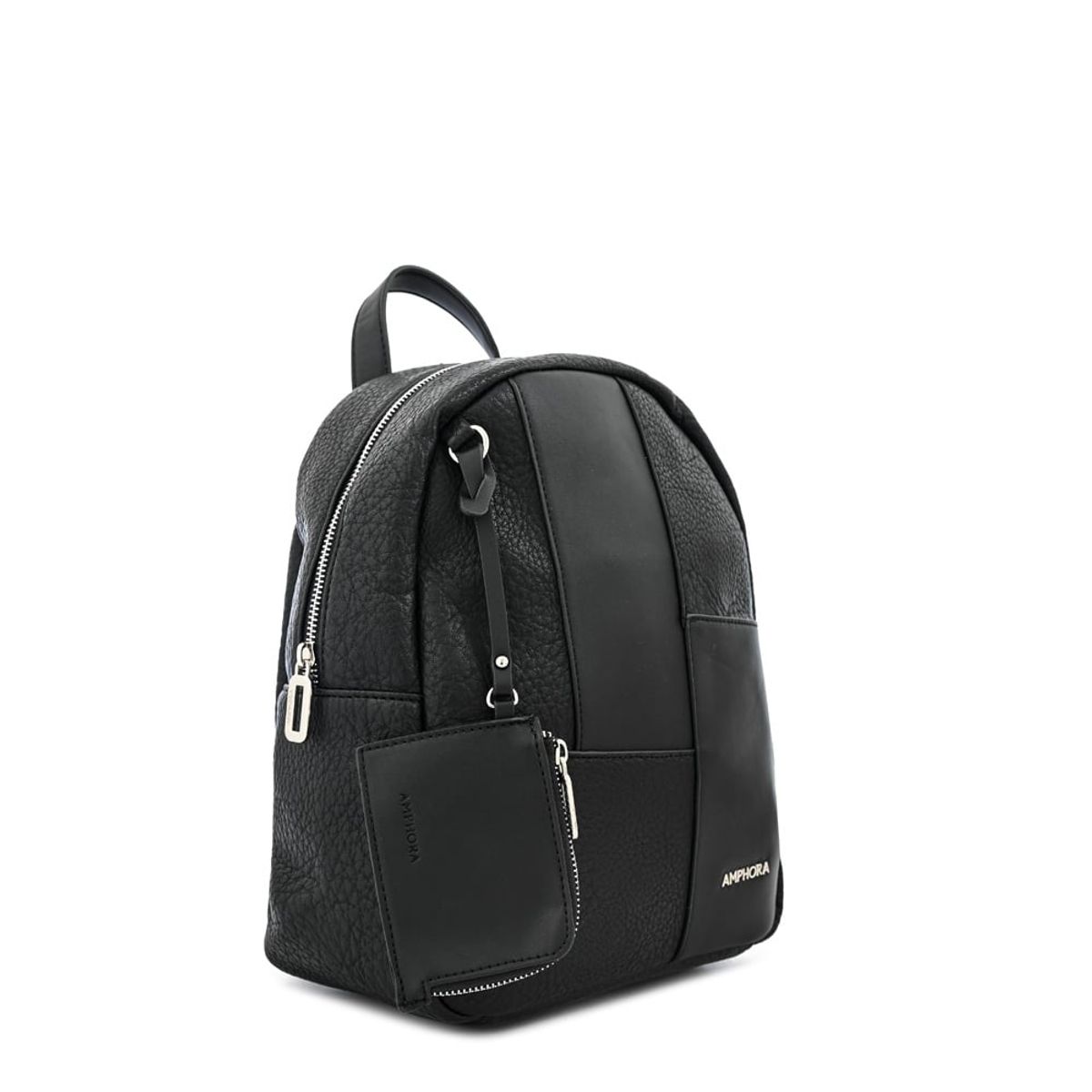 AMPHORA - Mochila lyra mediana negro