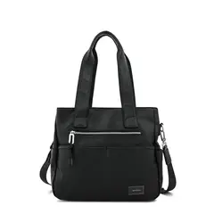 AMPHORA - Cartera tote tres divisiones adelina mediana negro especial