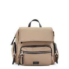 AMPHORA - Mochila con tapa mediana harmonie beige