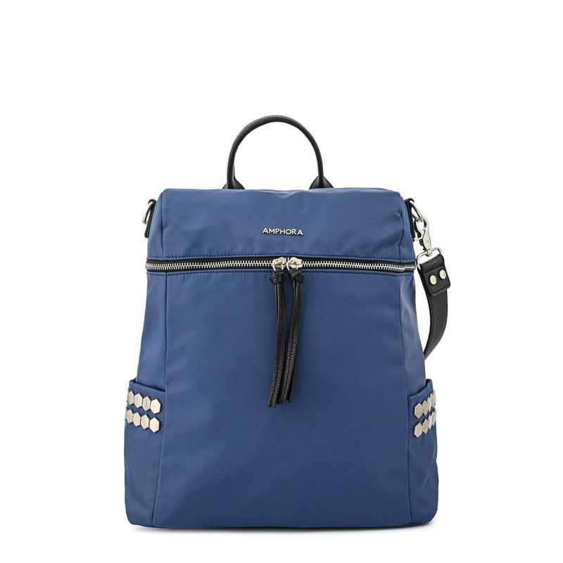 AMPHORA - Mochila grande teriosa denim