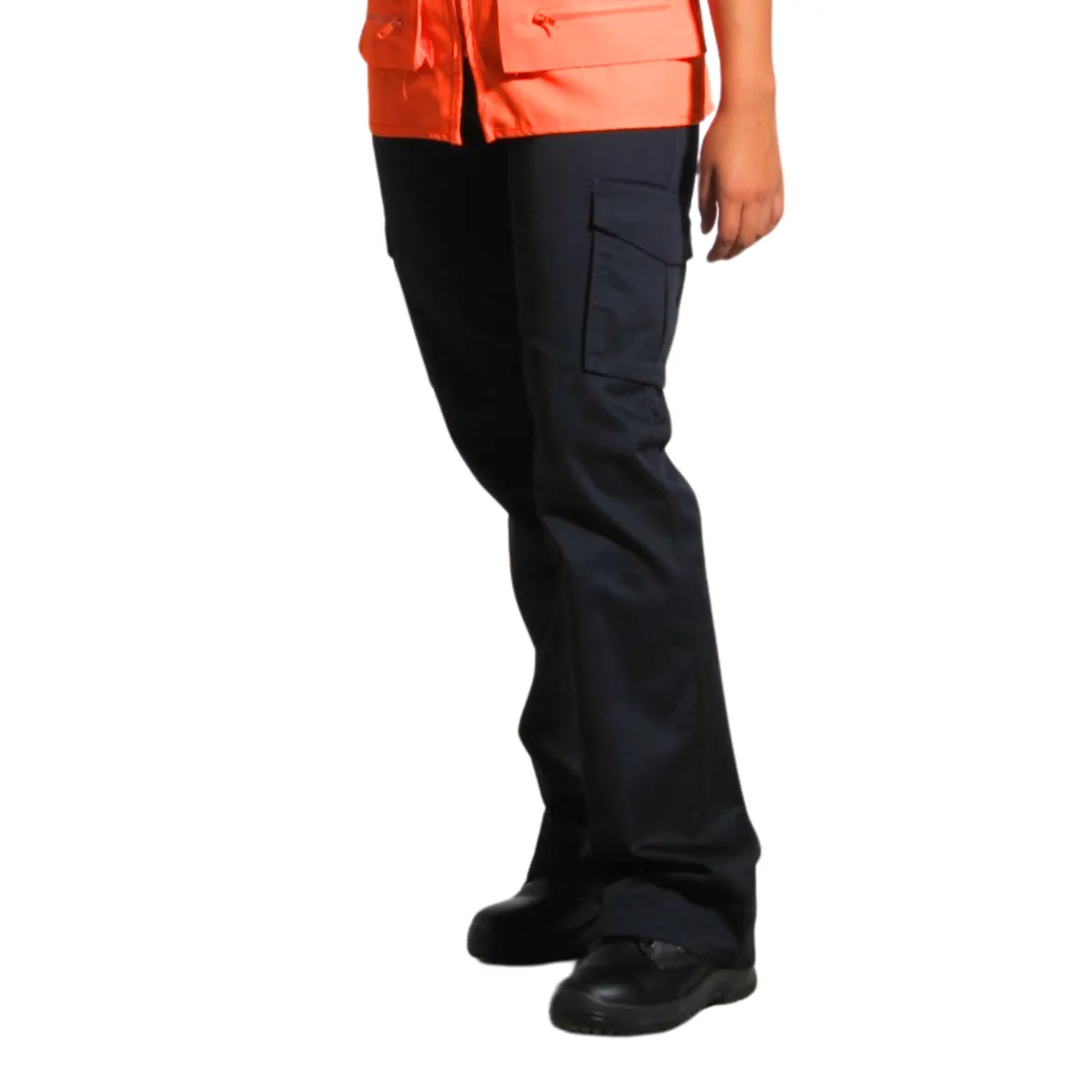 90 GRADOS - Pantalón Dama Gabardina Cargo Azul Marino