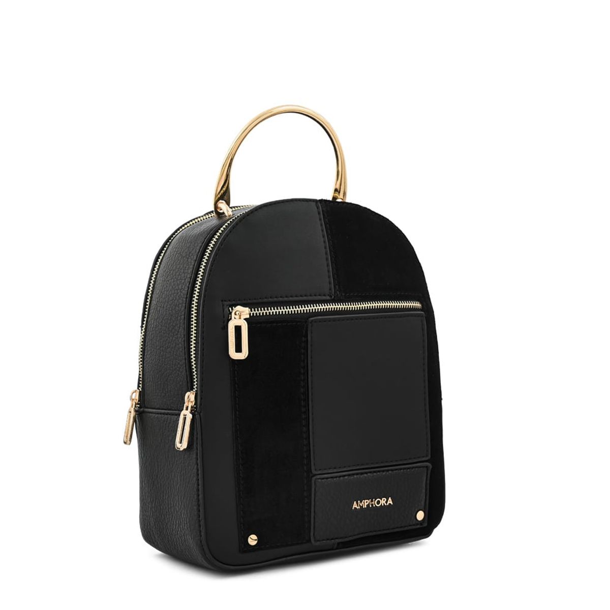 AMPHORA - Mochila mediana jane negro