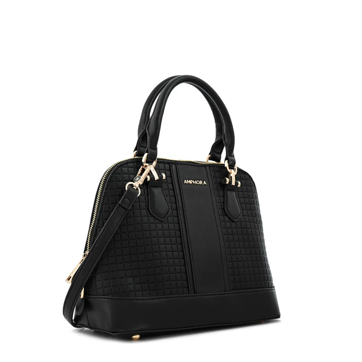 AMPHORA - Cartera tote mediana ramona negro