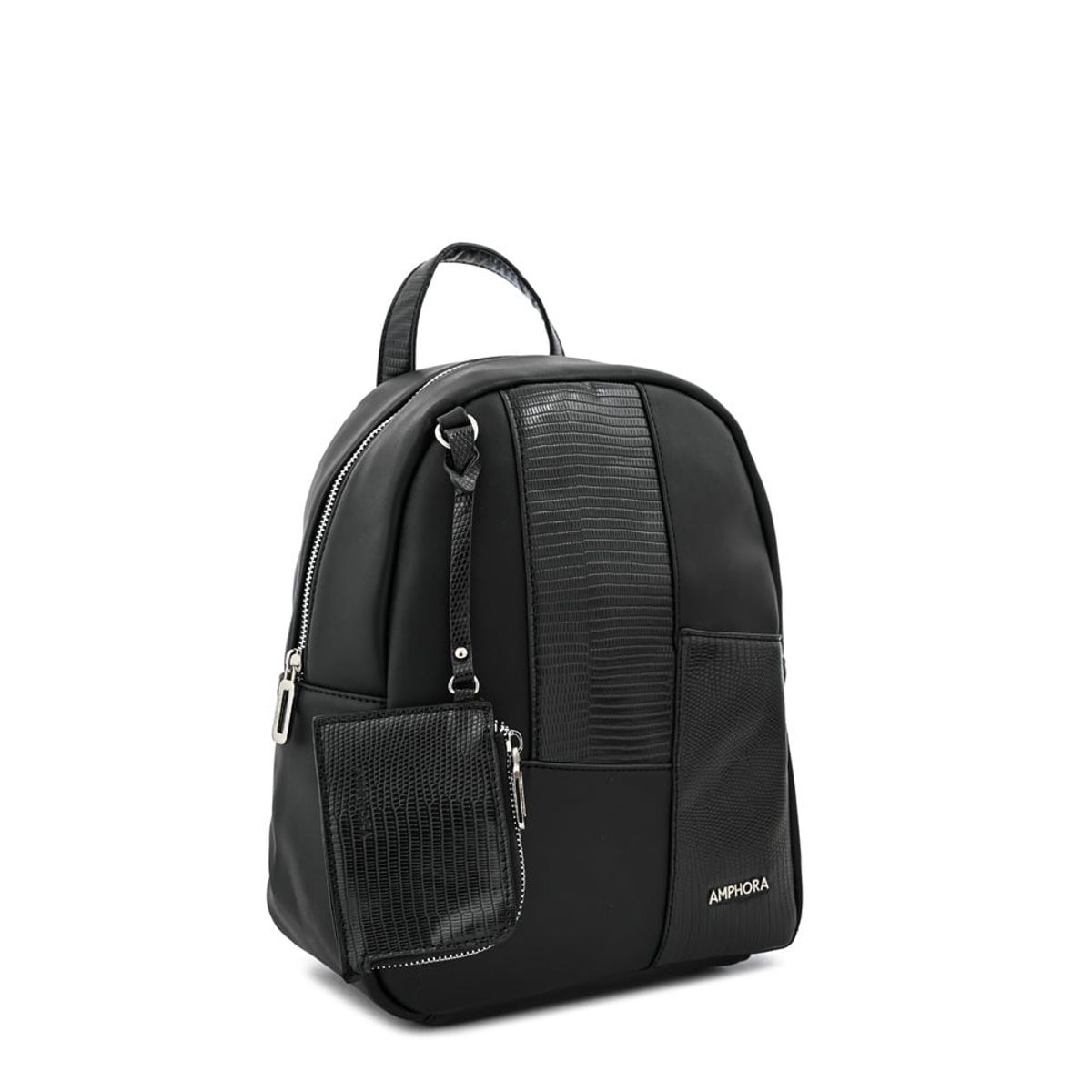 AMPHORA - Mochila mediana lyra Negro especial