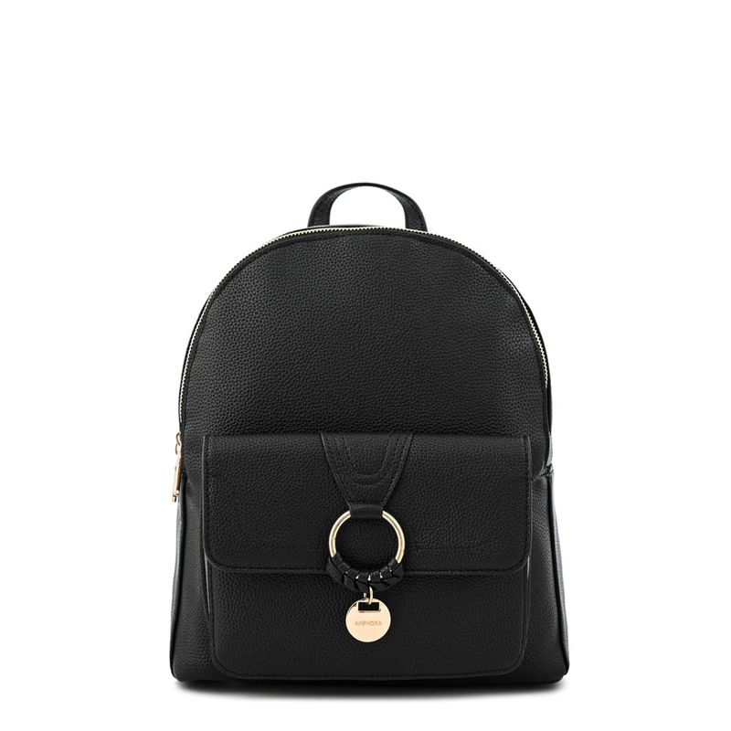 AMPHORA - Mochila grande marla negro