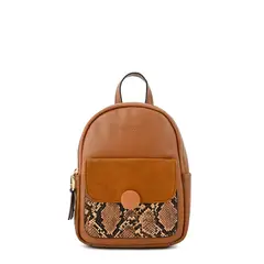 AMPHORA - Mochila mediana dominique camel