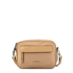 AMPHORA - Cartera bandolera mediana micaela beige