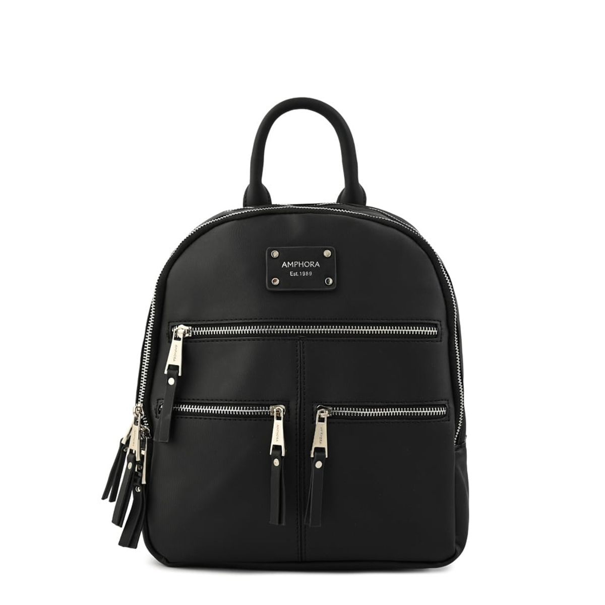 AMPHORA - Mochila felicite mediana negro especial