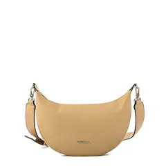 AMPHORA - Cartera bandolera mediana ostara beige oscuro