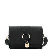 Cartera bandolera con tapa marla pequeña negro