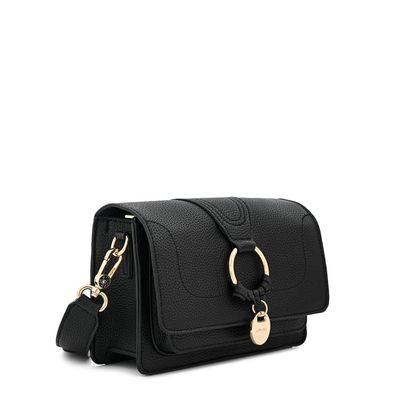 Imagen 2 del producto Cartera bandolera con tapa marla pequeña negro