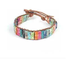 GENERICO - Pulsera Brazalete Piedras Naturales