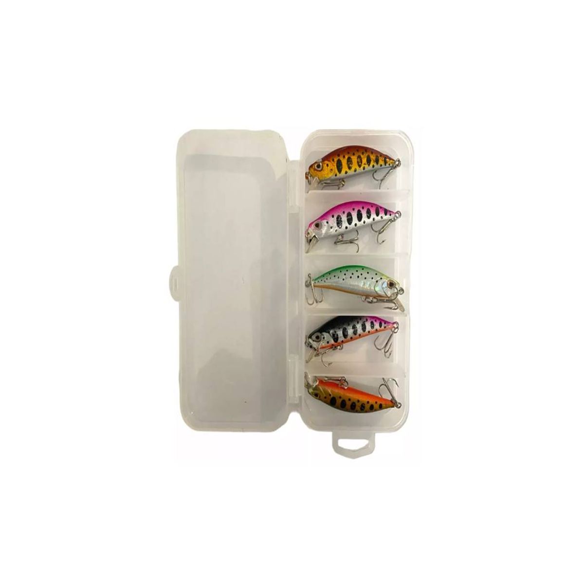 GENERICO - Kit 5 Señuelos De Pesca Pokee 30 Gramos 13 Cm + Caja Gratis