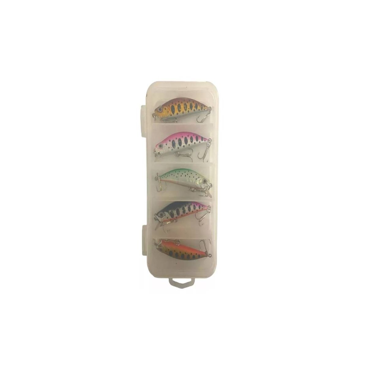 GENERICO - Kit 5 Señuelos De Pesca Pokee 30 Gramos 13 Cm + Caja Gratis