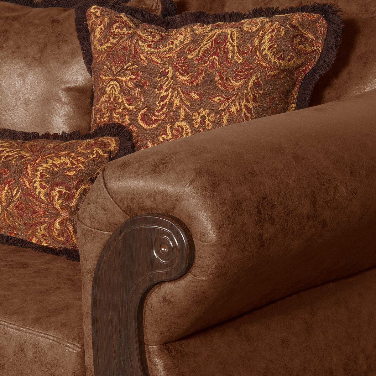 BLACK FACTORY - Sofá 2 Cuerpos Estambul Terracota