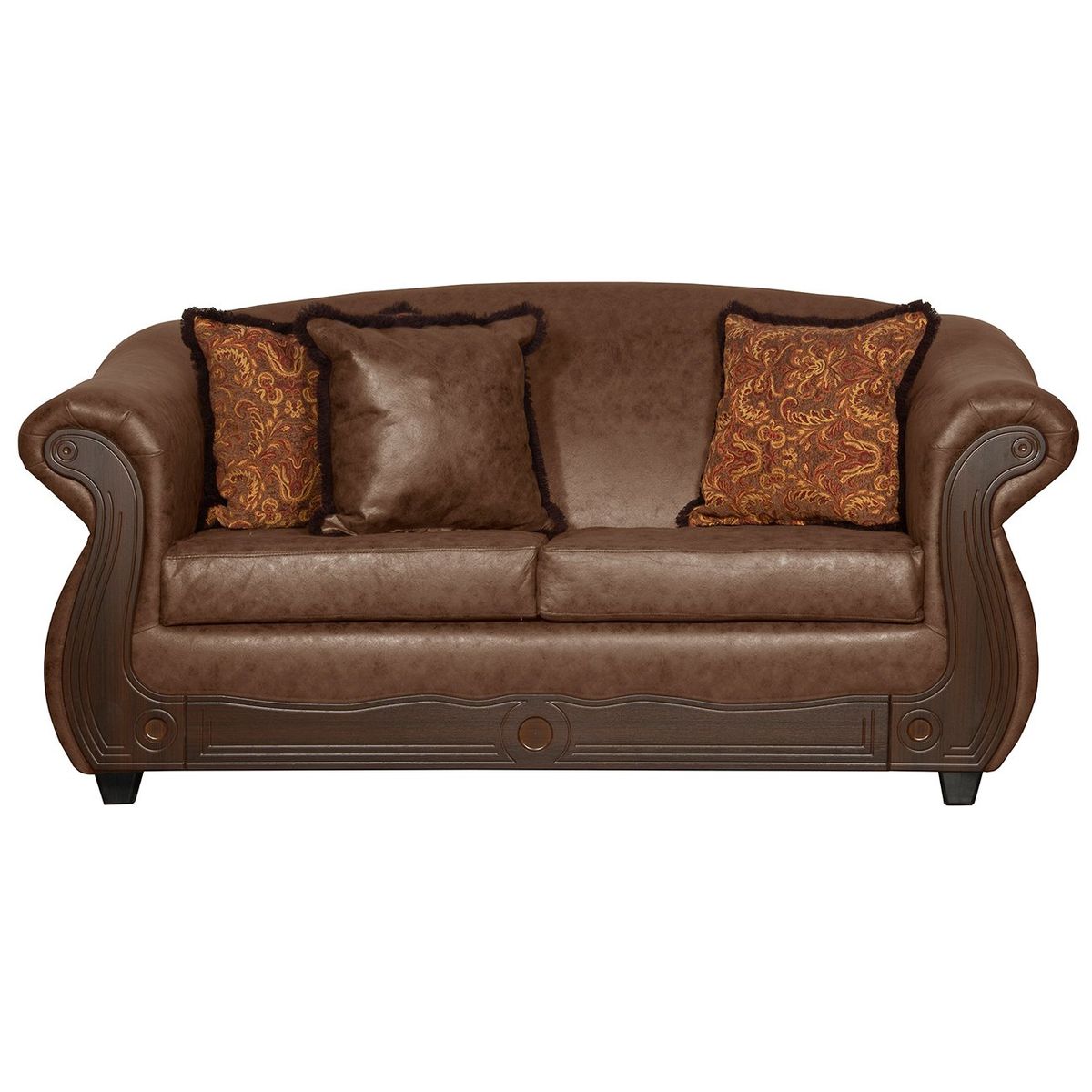 BLACK FACTORY - Sofá 2 Cuerpos Estambul Café