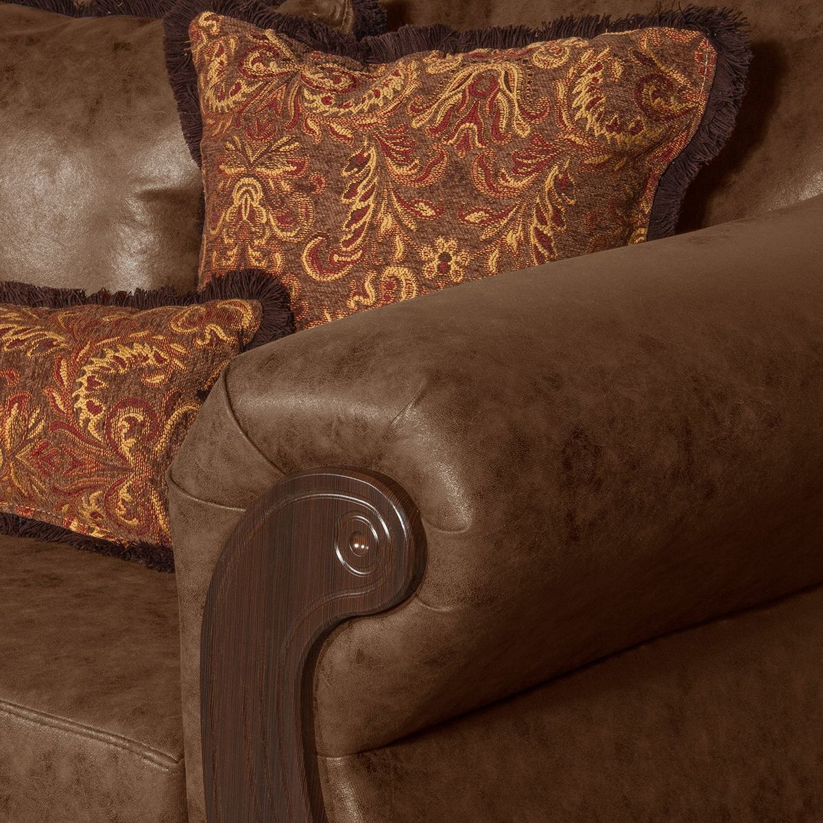 BLACK FACTORY - Sofá 2 Cuerpos Estambul Café