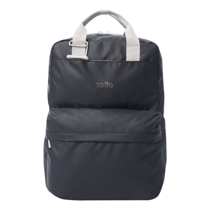 TOTTO - Mochila Totto Billy Mediana Negro PC 14 Mujer
