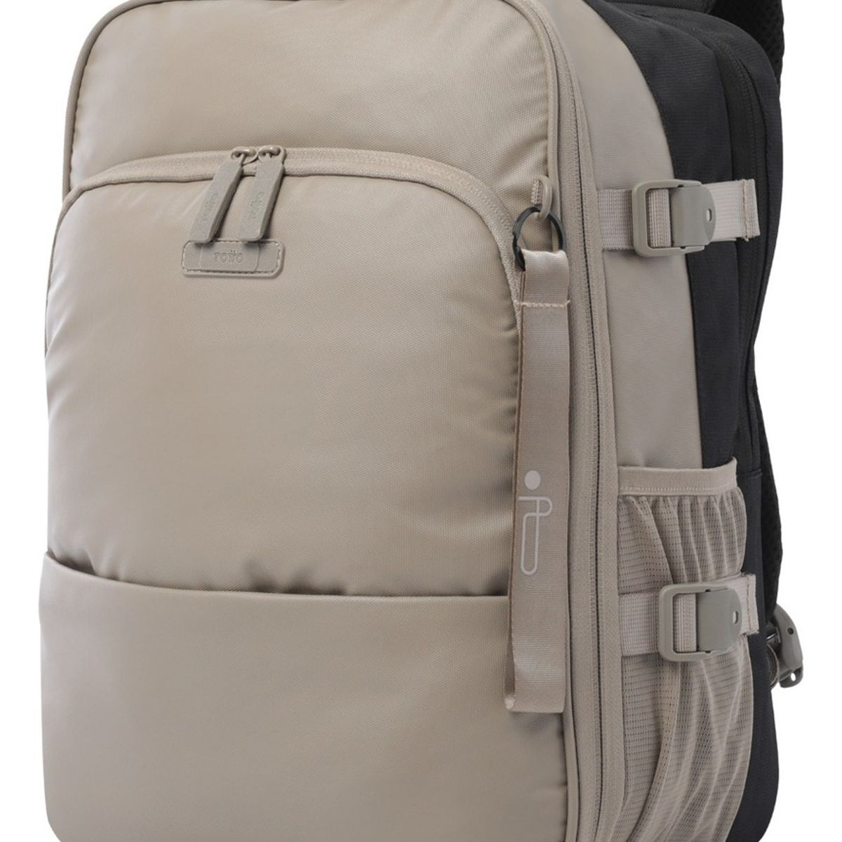 TOTTO - Mochila Totto City M Negra Viaje Cabina Notebook 16