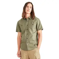DOCKERS - Camisa Hombre Utility Regular Fit Verde