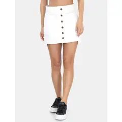 MAUI AND SONS - Falda Cargo South Beach Gris Mujer - Gris