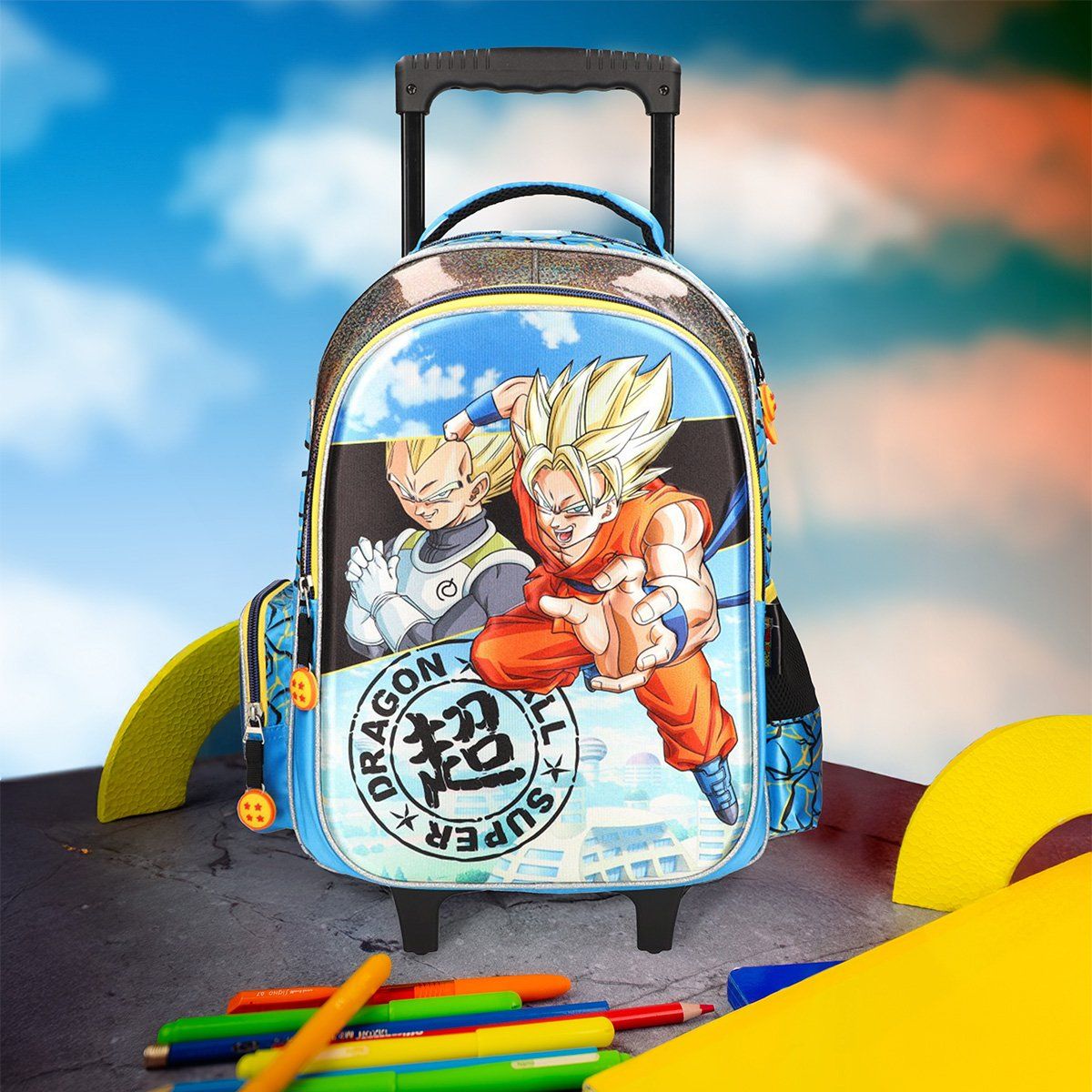 DRAGON BALL - Mochila Rodante Dragon Ball Goku Vegeta
