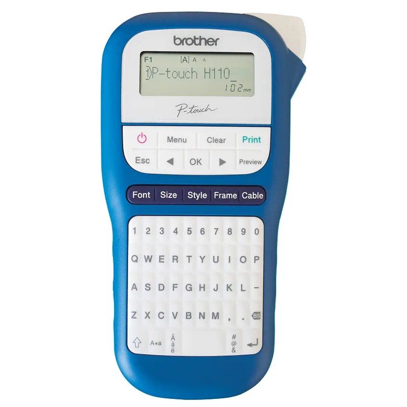 BROTHER - Rotuladora Brother P-touch Pth110bw Azul