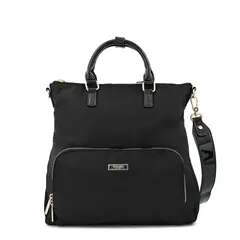 AMPHORA - Mochila con compartimientos mediana lauri negro