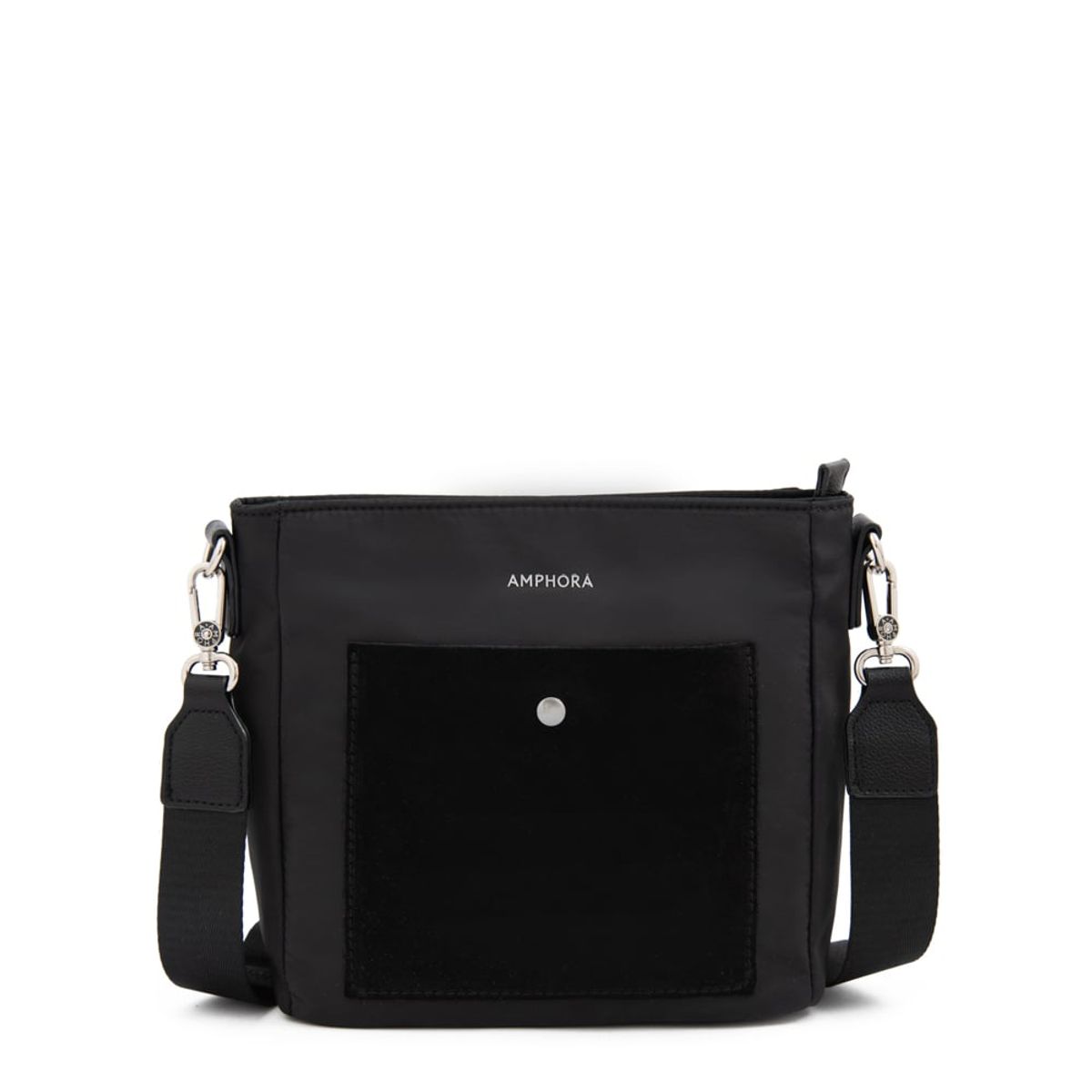 AMPHORA - Cartera bandolera isela grande negro especial