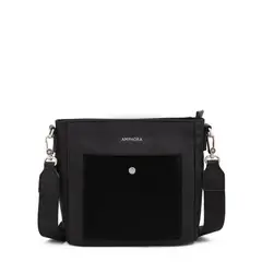 AMPHORA - Cartera bandolera grande isela Negro especial