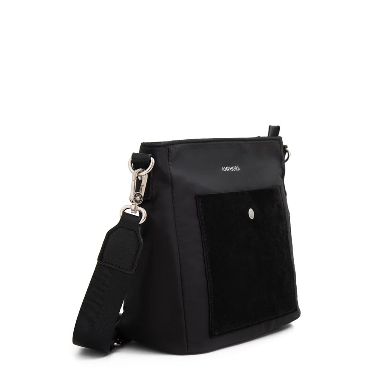 AMPHORA - Cartera bandolera isela grande negro especial