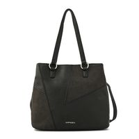 Cartera tote tres divisiones amira mediana negro