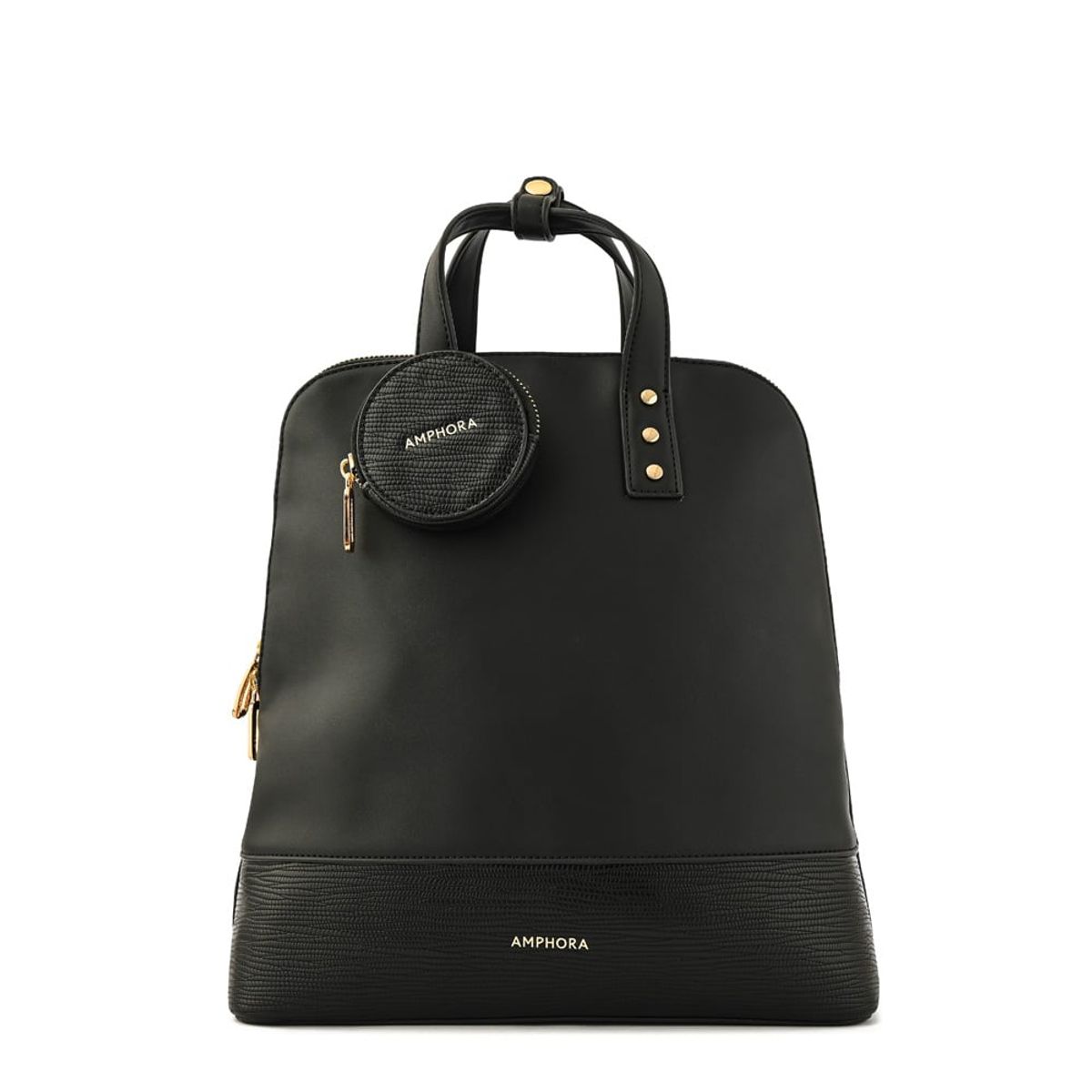 AMPHORA - Mochila leila mediana negro especial