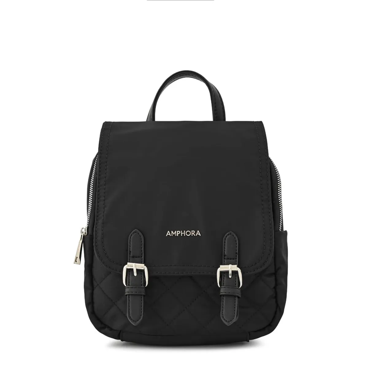 AMPHORA - Mochila joelle mediana negro