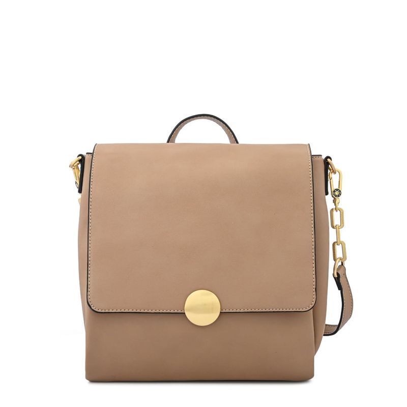 AMPHORA - Mochila pequeña amara beige
